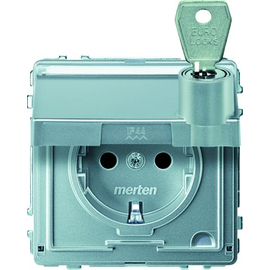 MEG2316-7260 MERTEN SCH-StDo+BRS+StK+KL+v.Schl alu AQD Produktbild front M