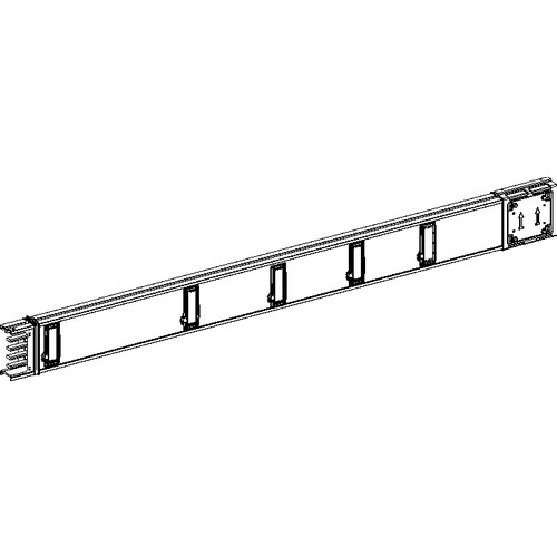 KSA250ED45020 Schneider E. GERADER SCHIENENKASTEN 5M 250 A Produktbild Front View L