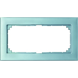 488860 MERTEN Rah 2f o.MitSt TPm alu M-Pl Produktbild front M