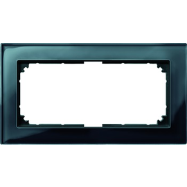 487803 MERTEN Echtglasrahmen 2f o.MitSt osw M-Pl Produktbild front M
