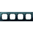 489403 MERTEN Echtglasrahmen 4f osw M-Pl Produktbild front S