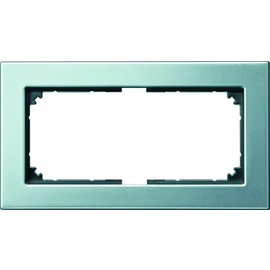 475860 MERTEN Metallrahmen 2f o. MitSt psi M-Pl Produktbild front M