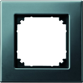 475114 MERTEN Metallrahmen 1f rgr M-Pl Produktbild front M