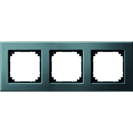 475314 MERTEN Metallrahmen 3f rgr M-Pl Produktbild front M