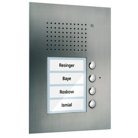 PUK04/1-ES TCS Torstelle 4 Tasten Edel- stahl UP Produktbild front M