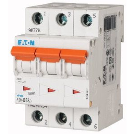 113153 EATON PLSM-D63/3-MW Leitungs- schutzschalter 63A 3P 10kA Produktbild