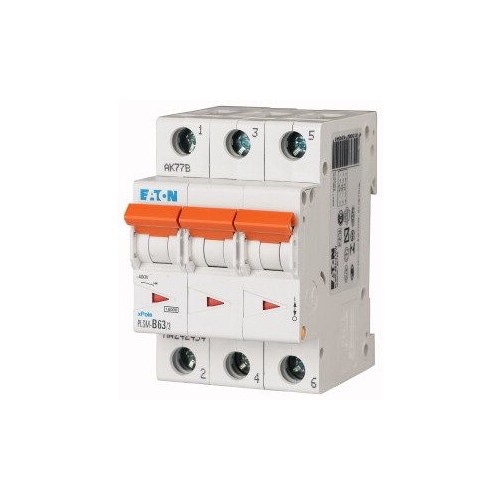 113153 EATON PLSM-D63/3-MW Leitungs- schutzschalter 63A 3P 10kA Produktbild Front View L