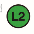 BSAL2 ERA Beschriftungs-Aufkleber L2 rund Dm=20mm, grün Produktbild