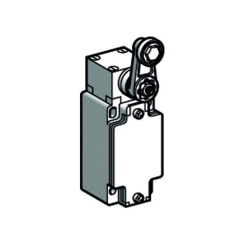 XCKJ10513H29 Telemecanique Positions- schalter IP66 Metall m.Rollenhebel 1Ö/1S Produktbild Front View L