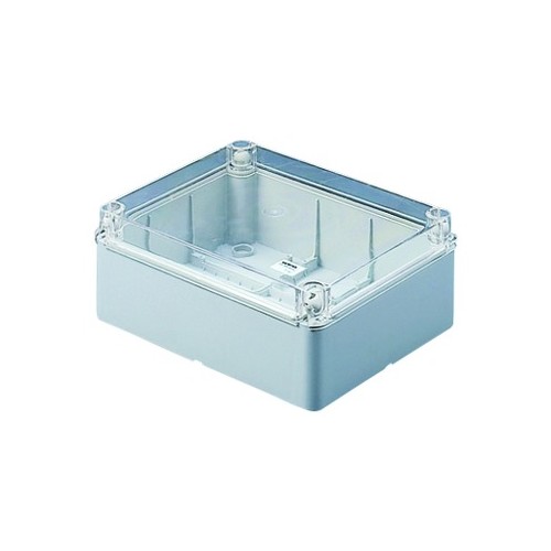 GW44430 Gewiss Abzweigdose mit Transparenten Deckel IP56 380x300x120 Produktbild Front View L
