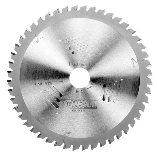 DT4286-QZ DEWALT Kreissägeblatt 216mm 80Zahn f. extra feine Schnitte Produktbild Front View L