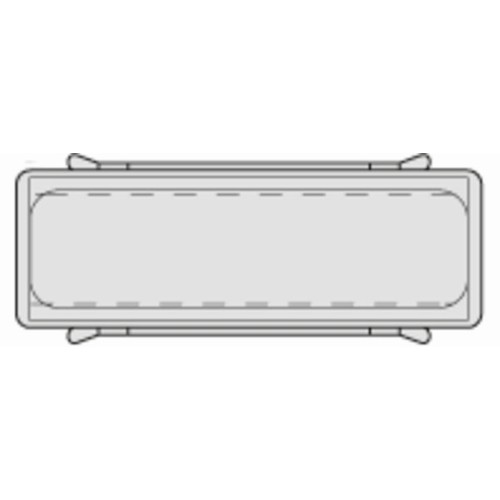 97-9-00302 Renz NAMENSSCHILD M.FEDER 65x22 (01-205) Produktbild Front View L