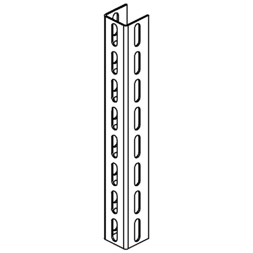 859306 NIEDAX U 5050/3000 F U-Profil 50x50x3000mm Produktbild Front View L