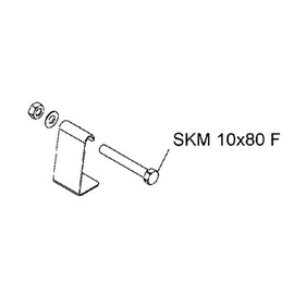 931705 NIEDAX HDS 50.50 F Hängestiel- Distanzprofil für Profil U 5050 Produktbild