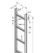 886425 NIEDAX STM 60.303/3 Steigetrasse 60x300x3000mm 7,75kN Produktbild