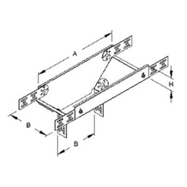 793266 NIEDAX RTL 60.400 Abgangstrichter längs 60x400mm Produktbild