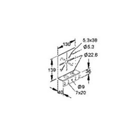 206148 NIEDAX RMP 130 Montageplatte Produktbild