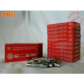 7006563.16 SIBA Feinsicherungen 6,3x32mm 16A flink Keramikrohr m. Löschmittelfüll Produktbild