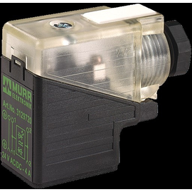 7000-29821 Murr Ventilstecker 24 V AC/DC mit LED und Z-Diode Produktbild