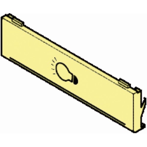 E97-9-82047 Renz Plexiglas zu Lichttaster für Tastenmodul (07-165) Produktbild Front View L