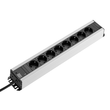 7000.630 RITTAL Steckdosenleiste 8-fach 19" 2HE Produktbild front S