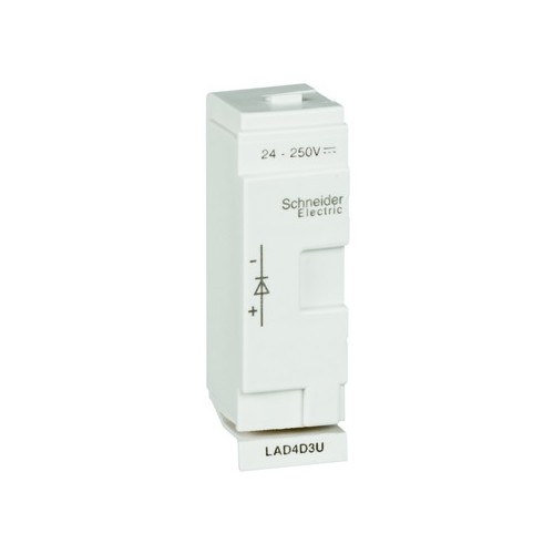 LAD4D3U Schneider E. UEBERSPGBEGR DIODE LC1D40-65 24-250 VDC Produktbild Front View L