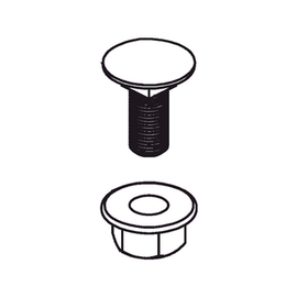 206902 NIEDAX FLM 10x25 F Flachrundkopf- schraube M10 25mm incl. verz. Flachm. Produktbild