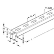 193134 NIEDAX 2986/600 FL Ankerschiene C-Profil SW18 40x22x600mm Produktbild