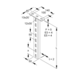 169009 NIEDAX HUF 50/400 Hängestiel U-Profil 50x22x400mm Produktbild