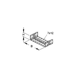 541003 NIEDAX RV 60.300 F Stoßstellen- verbinder U-förmig 49x296mm Produktbild