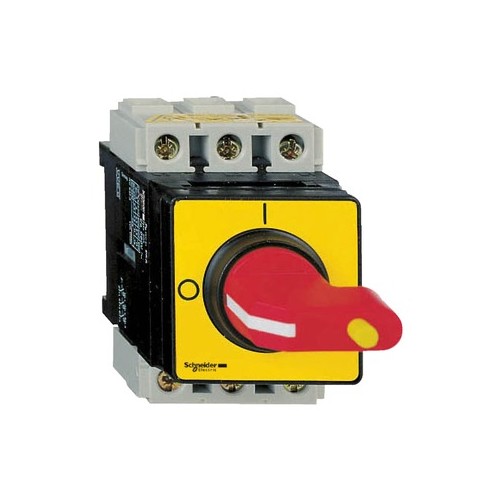 VVE3 Schneider E. Hauptschalter Mini Vario Hutschienenmontage 63A Produktbild Front View L