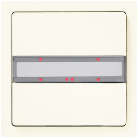 5WG1285-2DB13 Siemens KNX Taster 1-Fach MIT LED UP 285/3, DELTA STYLE TITANWEISS Produktbild front M