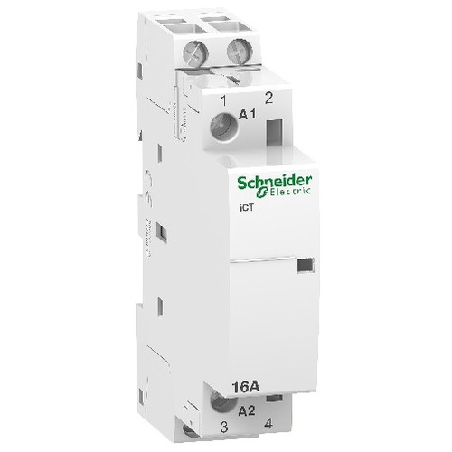 A9C22712 Schneider E Installationsschütz 16A, 2S, 230/240VAC iCT Produktbild Front View L