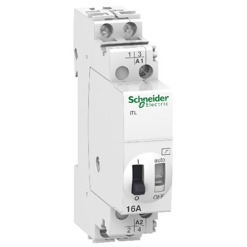 A9C30812 Schneider E. FERNSCHALTER ITL 2P 16A 230VAC/110VDC Produktbild Front View L