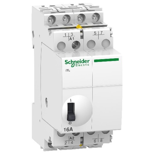 A9C30814 Schneider E. FERNSCHALTER ITL 4P 16A 230-240VAC Produktbild Front View L