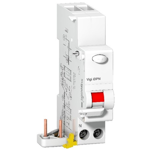 A9N21691 Schneider E. CLARIO VIGI I DPN 30MA, ASI, 40A, 1P+N Produktbild Front View L