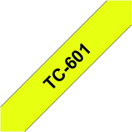 TC601 Brother Schriftband 12mm schwarz auf gelb Produktbild