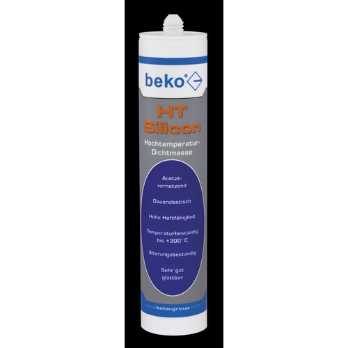 226 01 BEKO HT-Silicon bis 300°C dunkelrot 310ml Produktbild Front View L