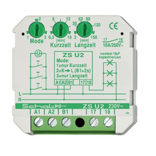 zsu209 SCHALK Licht-Impulsschalter UP ZSU2 Produktbild Front View L