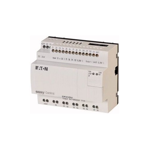 106396 Eaton EC4P-221-MTAX1 24 VDC, Can,12E, 8Trans., Analog QA Produktbild Front View L