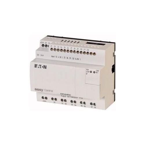 106400 Eaton EC4P-222-MTXX1 24 VDC, Can, Ethernet, 12E, 8Transistor Produktbild Front View L