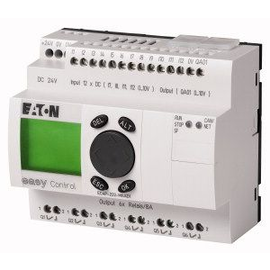 106405 Eaton EC4P-222-MRAD1 24 VDC,Can,Eth.,12E,6Rel.,Displ.,Anal.QA Produktbild