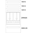 137399 Eaton BP-U-3S-KN-600/12-2Z Unterputz-Zählerverteiler K Produktbild