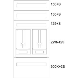 137399 Eaton BP-U-3S-KN-600/12-2Z Unterputz-Zählerverteiler K Produktbild