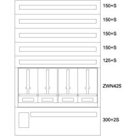 137588 Eaton BP-O-EN-1000/15-4Z Aufputz-Zählerverteiler OOE, S Produktbild