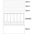 138042 Eaton BPZ-MES-NN-800/12-3Z Zählerverteiler-Montageeinsatz NOE Produktbild