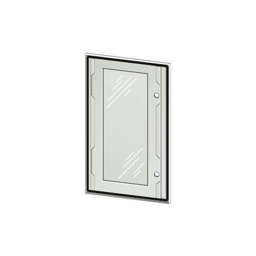 140480 Eaton DT-2520-CS Tür transparent IP65 für CS Produktbild Front View L