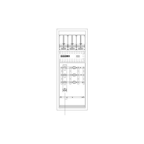 147508 Eaton BP-WMS-ST-400A-800/20/4 Wandlermessschrank Produktbild Front View L