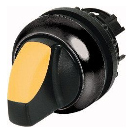 216819 Eaton M22S-WLK-Y Leuchtwahltaste,2 Stellungen,gelb Produktbild front M