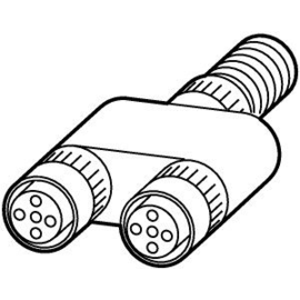 290424 Eaton RA-XM12-Y Rapid Link M12-Y-Sensorverteiler Produktbild front M